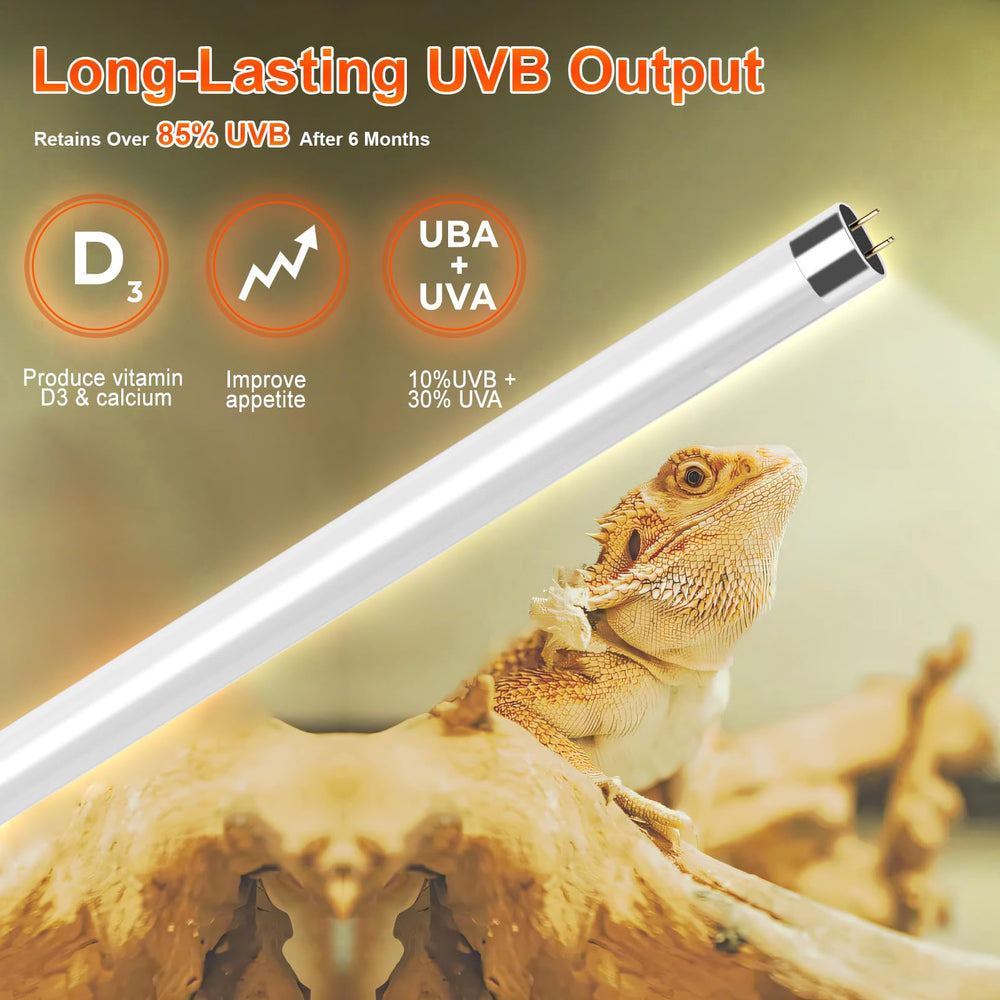 Luz UVB 5.0 para especies tropicales, iluminación equilibrada de REPTIDLDB.