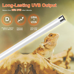 Luz UVB 5.0 para especies tropicales, iluminación equilibrada de REPTIDLDB.