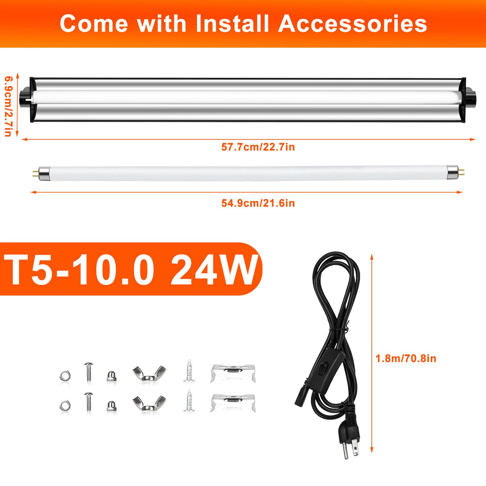 Opciones de potencia 8W, 24W, 39W y 54W de REPTIDLDB.