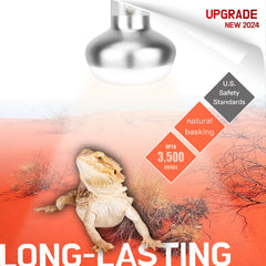 Bombilla de calor para reptiles de ReptiKing, 100W.