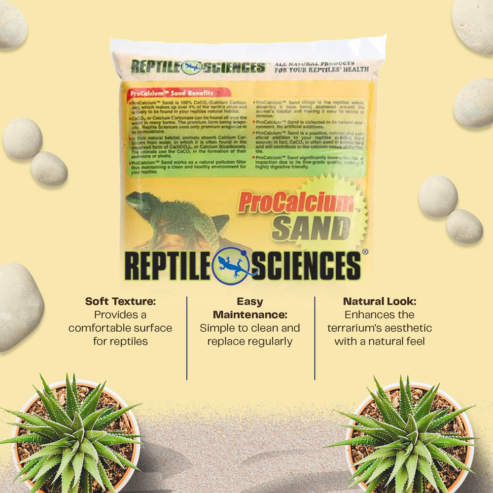 Reptile Sciences Blue Pro-Calcium, mantenimiento sencillo para dragón barbudo y otros reptiles.