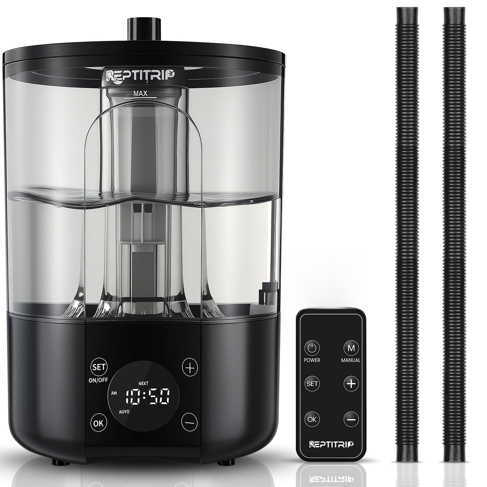 REPTITRIP humidificador para terrario con tanque de 4 L mantiene la humedad estable