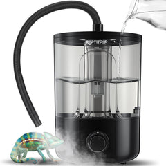 REPTITRIP humidificador para terrario con tanque de 1 galon para humedad estable