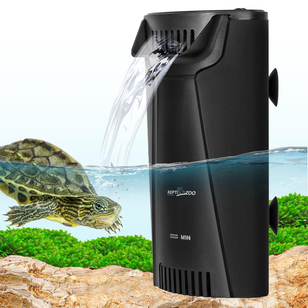 REPTI ZOO filtración bio 3 etapas en cartucho para acuario claro