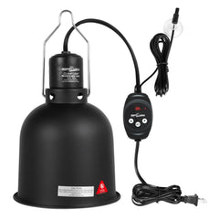 REPTI ZOO lampara-terra domo 5.5 pulgadas para control de calor en terrario.