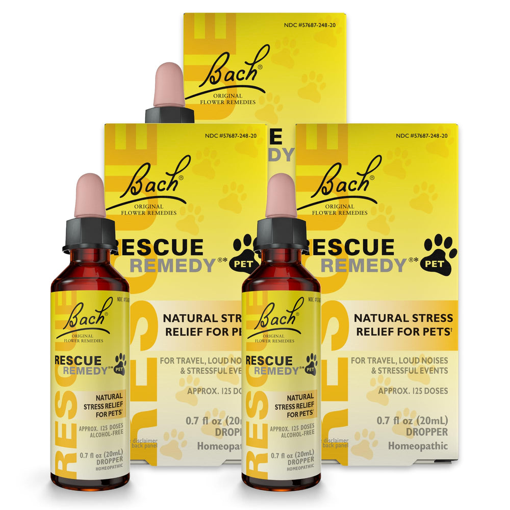 RESCUE Rescate botella-gotas mascota para apoyo emocional diario.