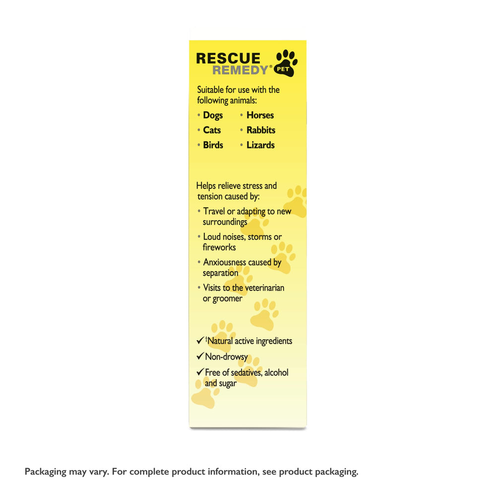 RESCUE Ingredientes florales naturales: apoyo emocional sin efectos sedantes.