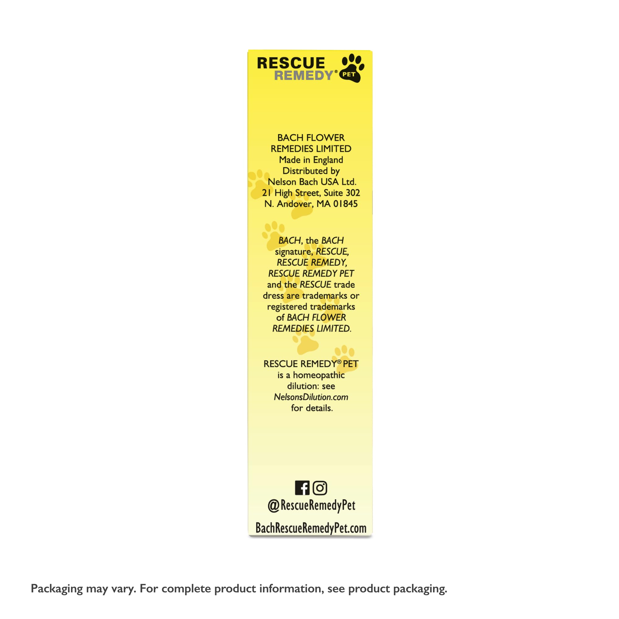Rescue Remedy: elaborado en Reino Unido, confianza de marca.