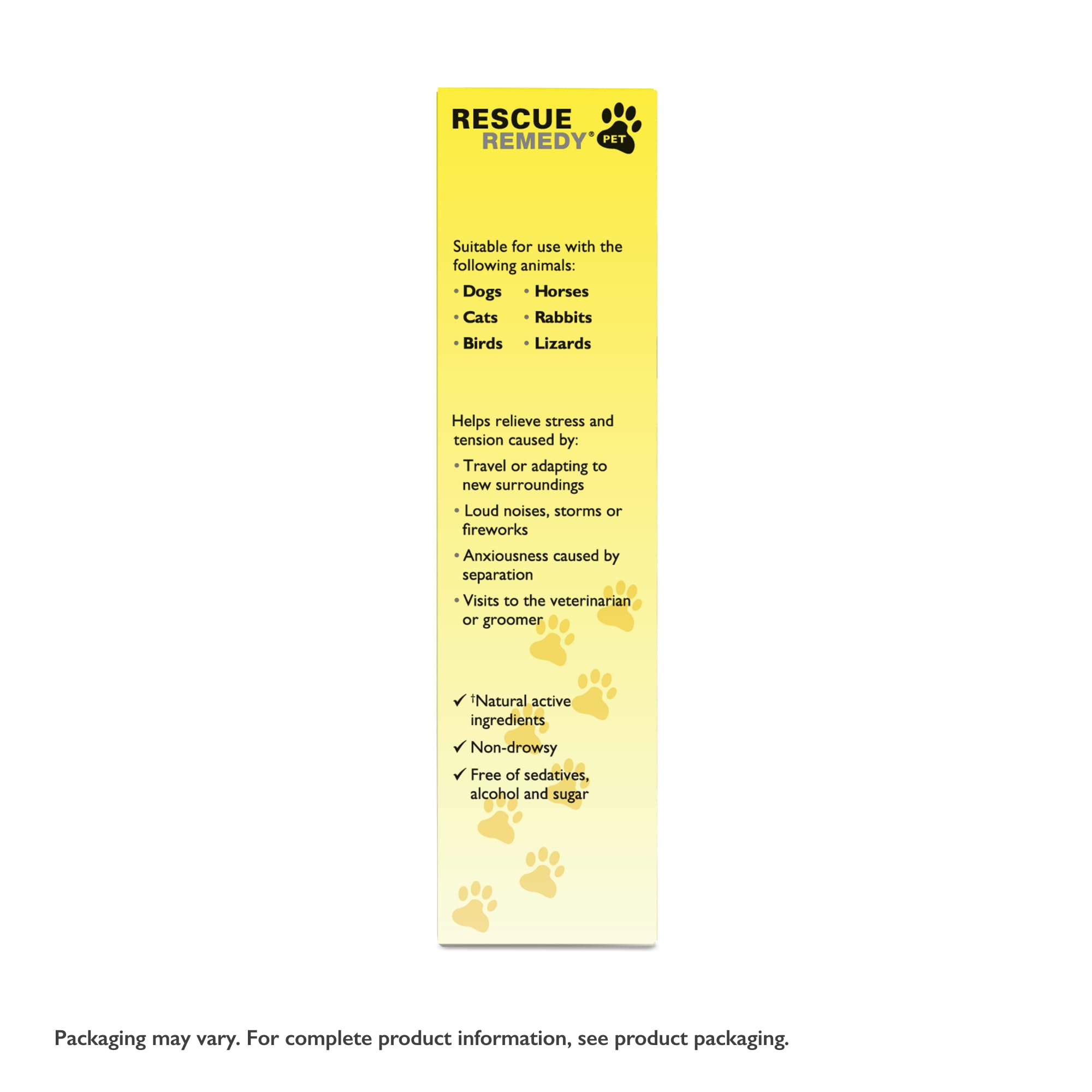 Rescue Remedy, ingredientes naturales, vegano y sin alcohol.