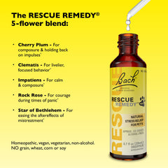 Rescue Remedy sin sedación: calmante diario para mascotas.