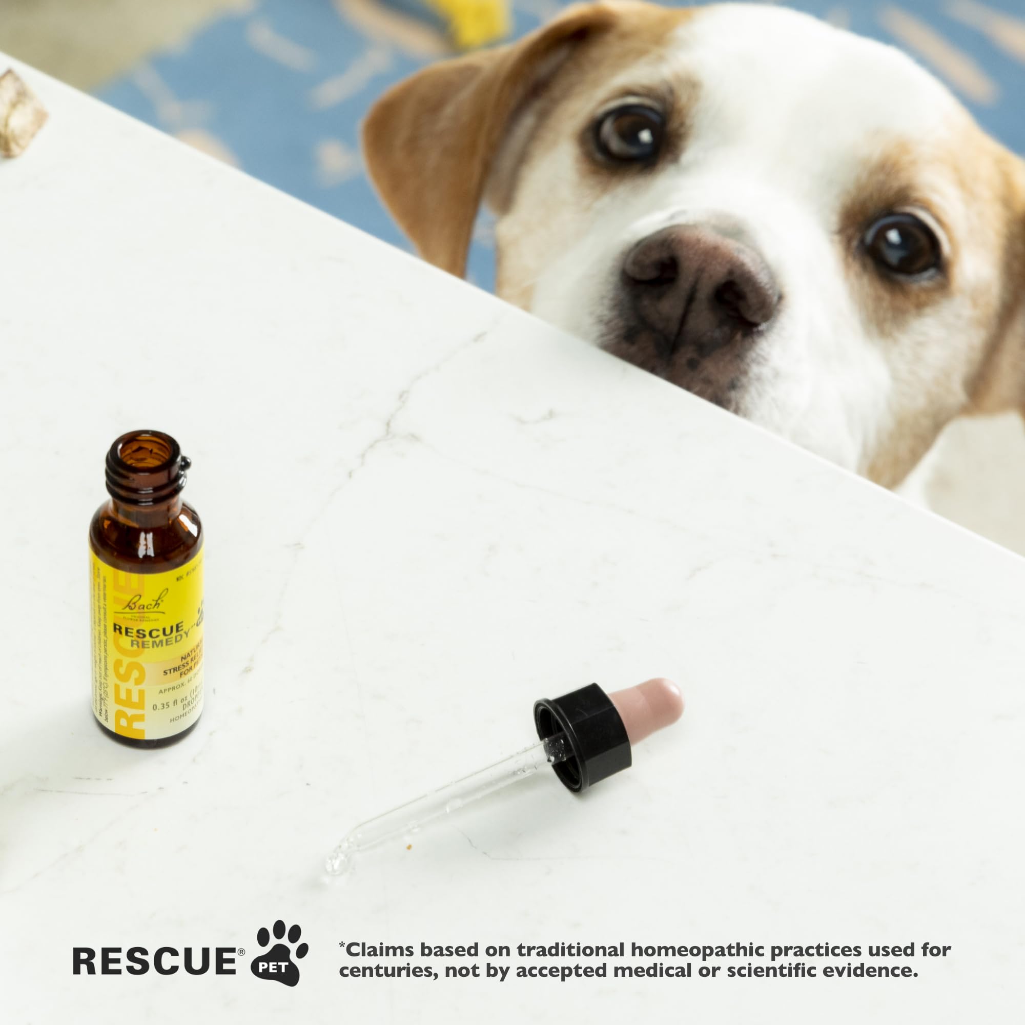 Rescue Remedy para visitas veterinarias y peluquería.