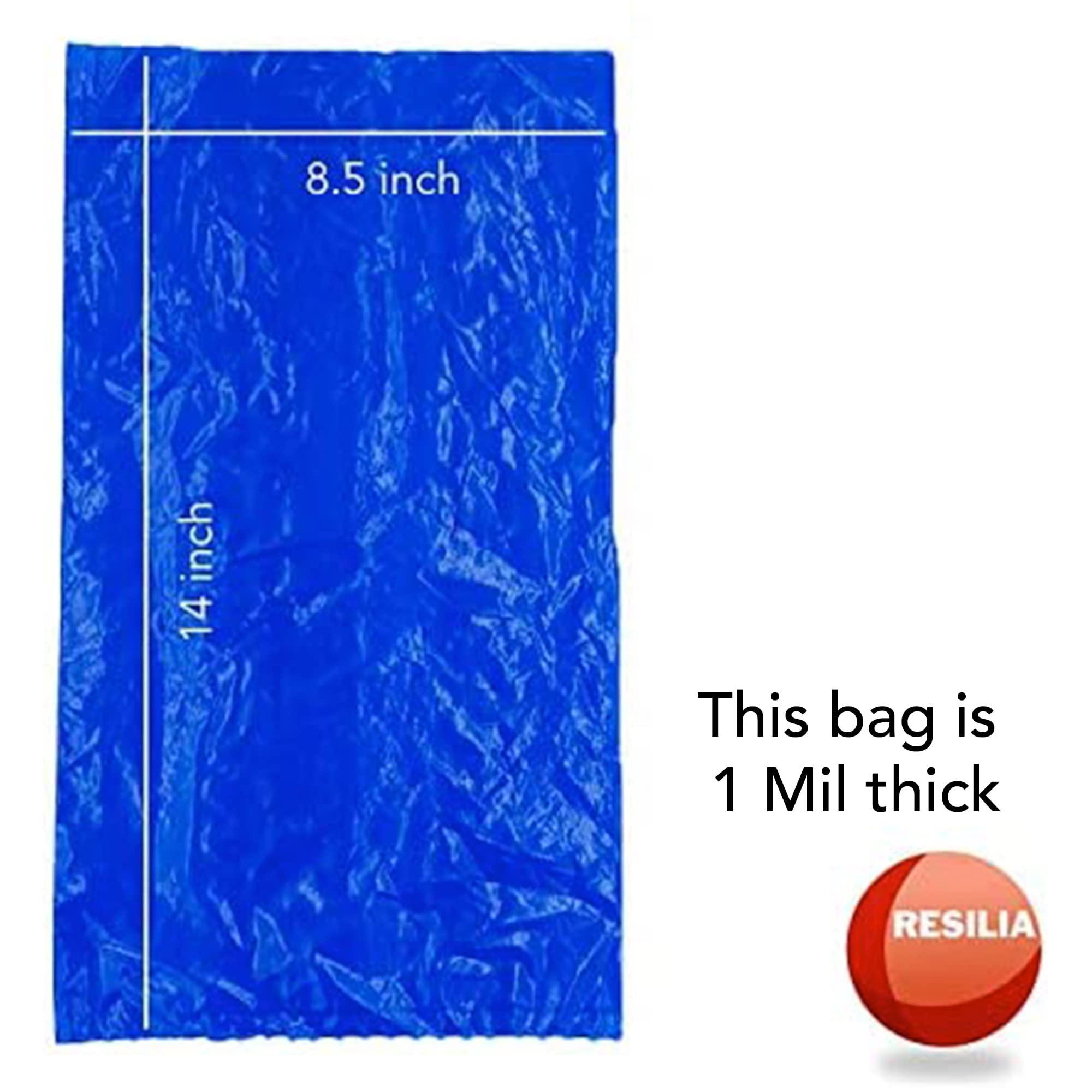 Bolsas Resilia para perro, medidas 8,5 x 14 pulgadas, tamaño práctico