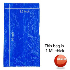 Bolsas Resilia para perro, medidas 8,5 x 14 pulgadas, tamaño práctico