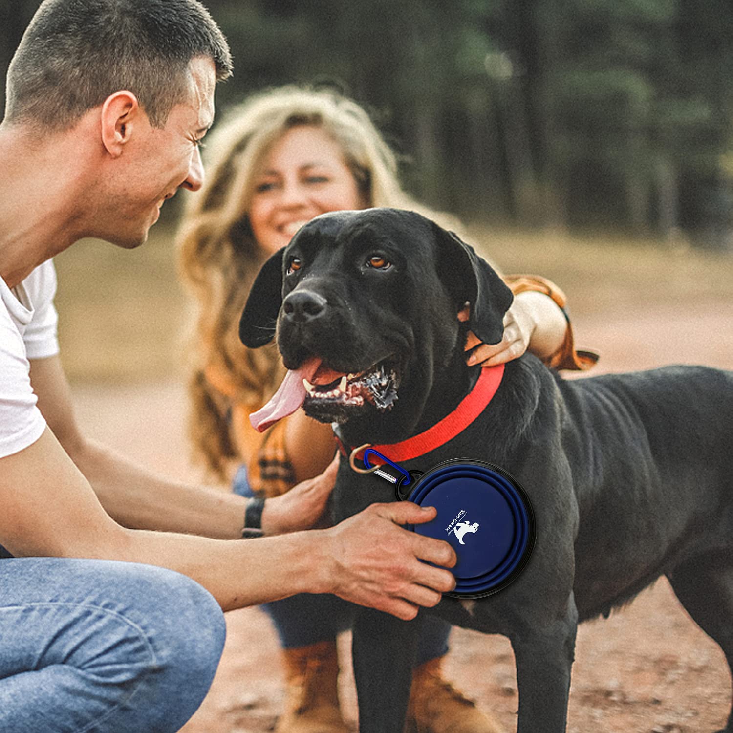 Rest-Eazzzy bol doblable perro portabilidad, ideal para viajar y caminar.
