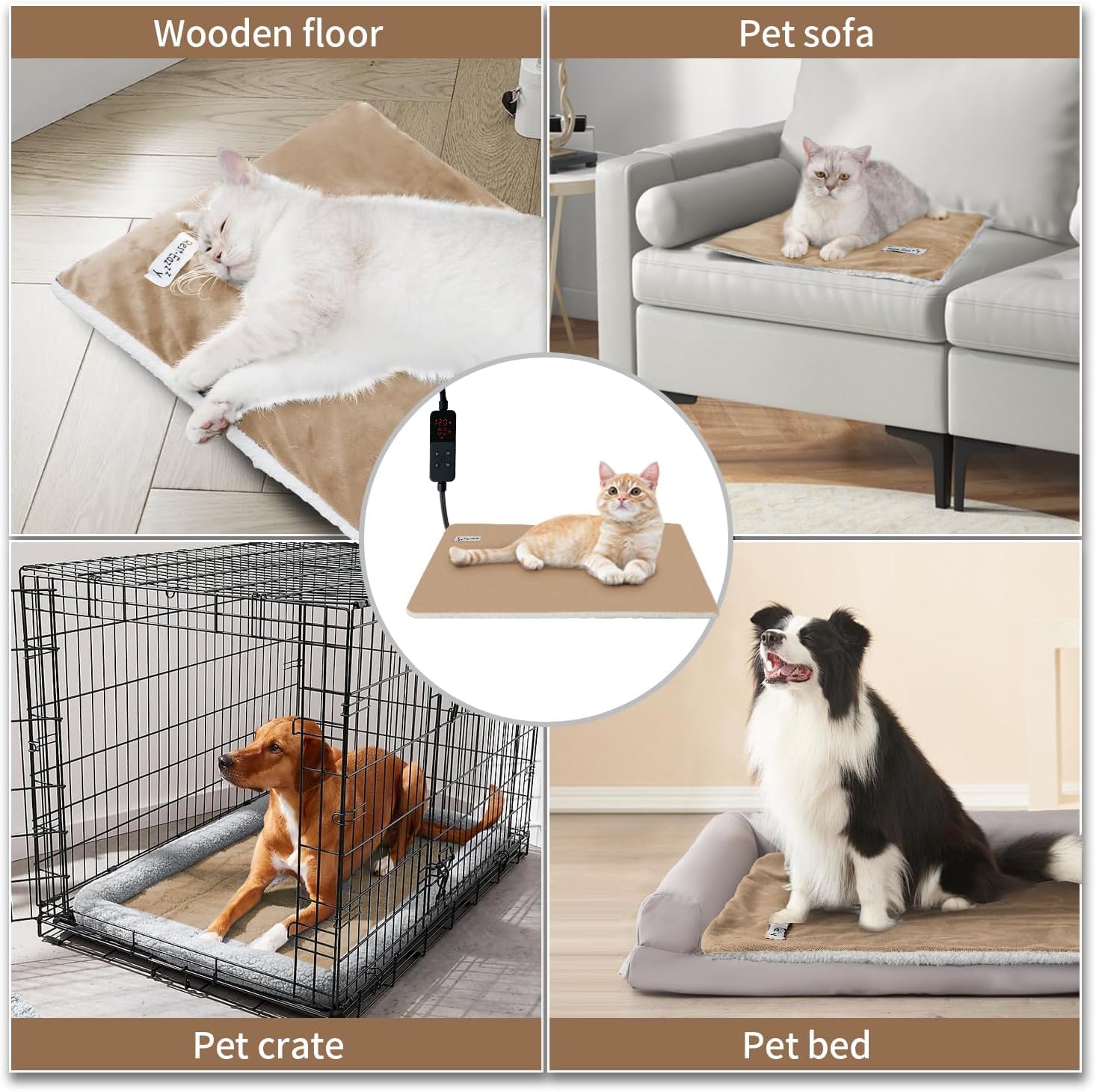 Uso seguro en interiores para tranquilidad durante el descanso de tu mascota.
