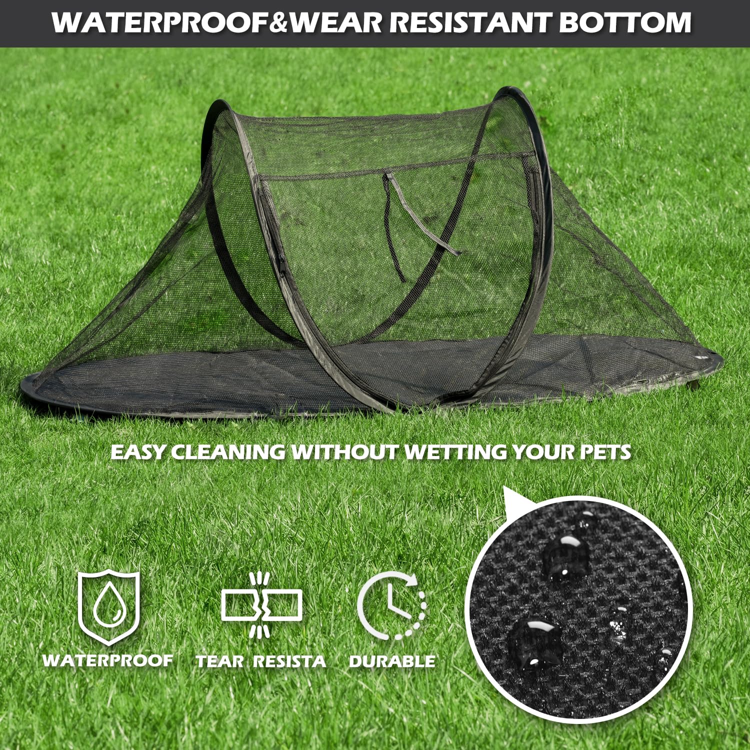 Rest-Eazzzy Tienda para Gato: estructura resistente para tranquilidad durante campamentos.