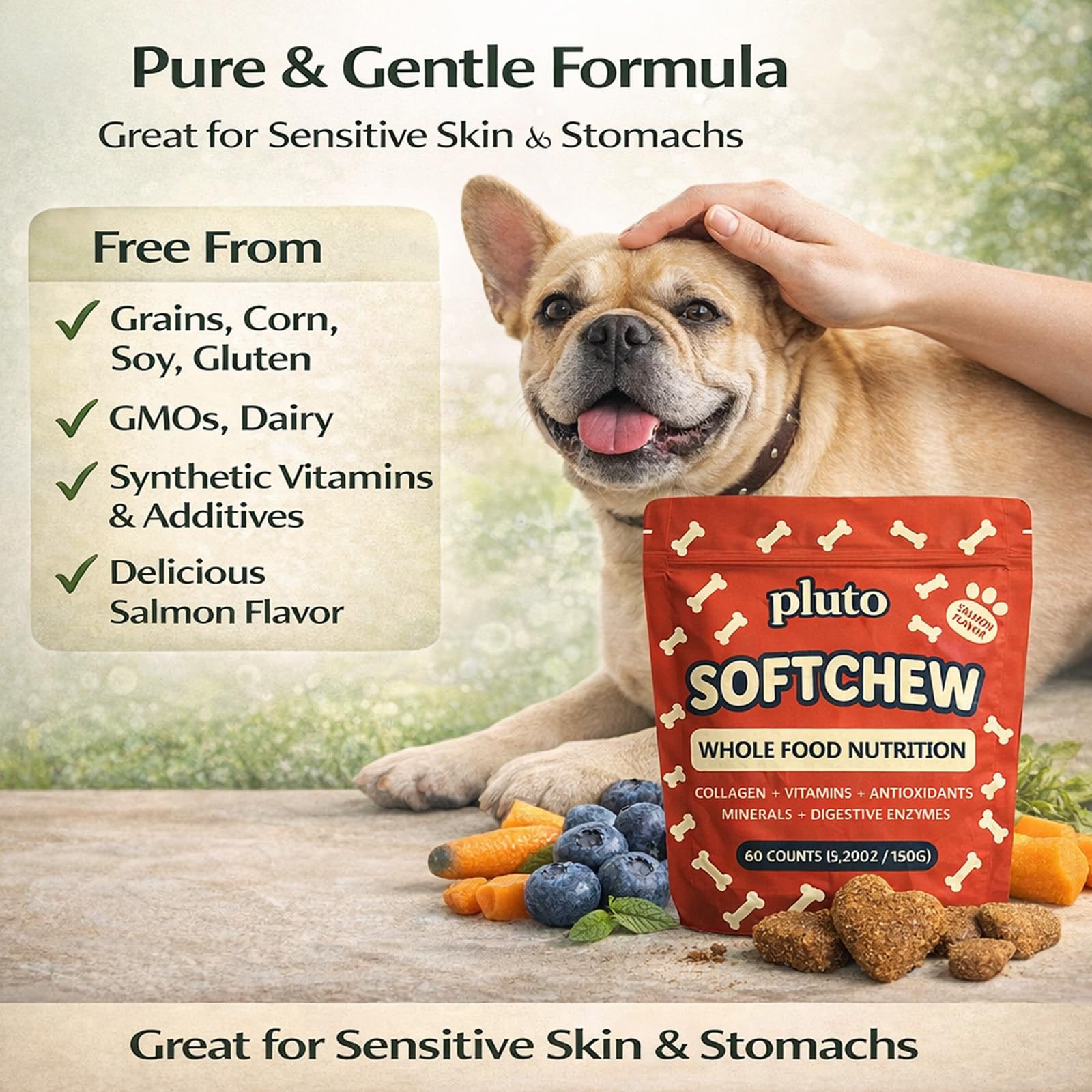 RETPMOSO Pluto Softchew: apto para perros de todas las tallas.