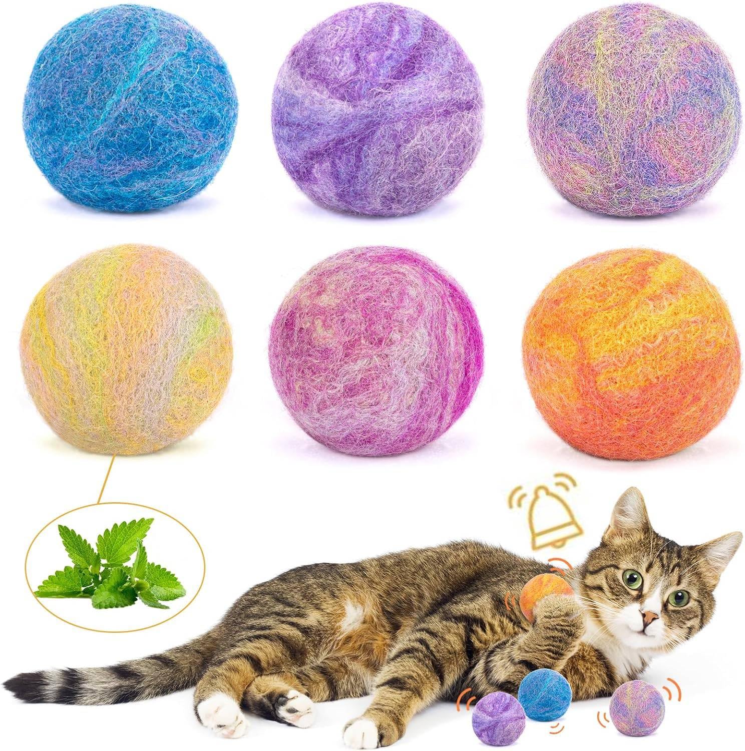 Retro Shaw: bolas de gato con campana para juego activo