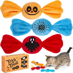 Retro Shaw Juguete gato catnip con crujido interior para juego activo.