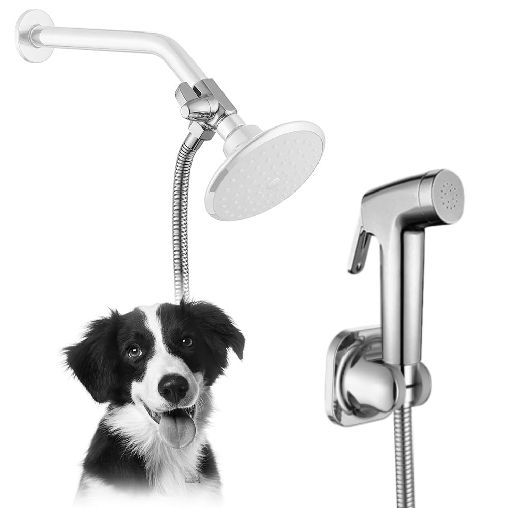 REV REEGE Conjunto ducha perro completo facilita el baño en casa.