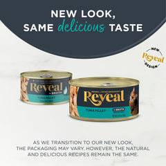 Reveal ingredientes limitados y naturales para una dieta felina simple.