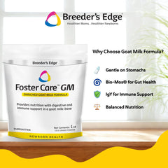 Revival Animal Health Breeder Edge Foster Care GM: leche-cabra-gatos, digestión suave para mascotas.