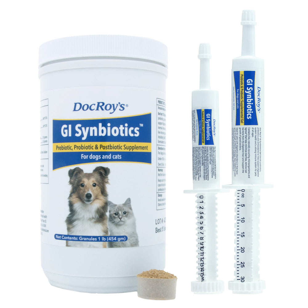 Contribuye al equilibrio del microbioma con Doc Roy’s para estómagos sensibles.