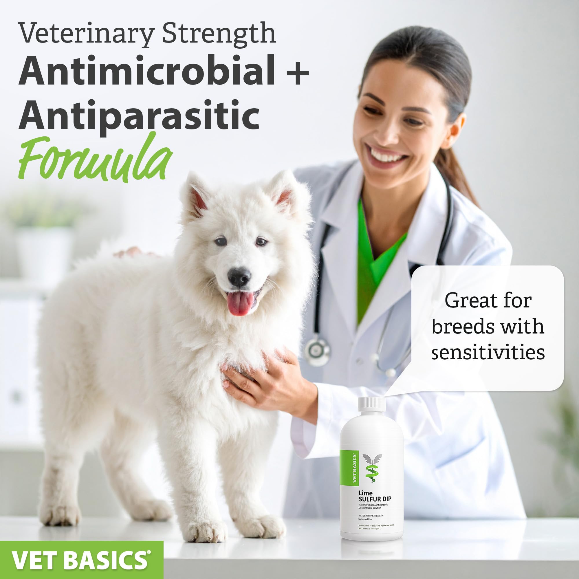 Uso multi especie de Lime Sulfur Dip para perros, gatos y caballos