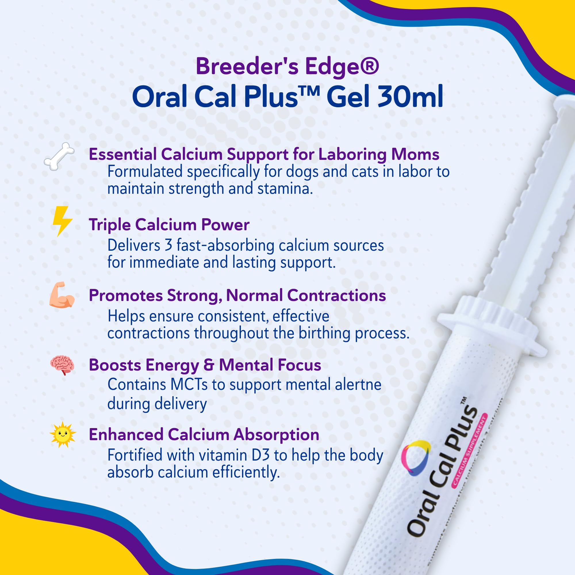 Revival Breeder Edge Gel facilita la aplicación sin desorden durante el parto