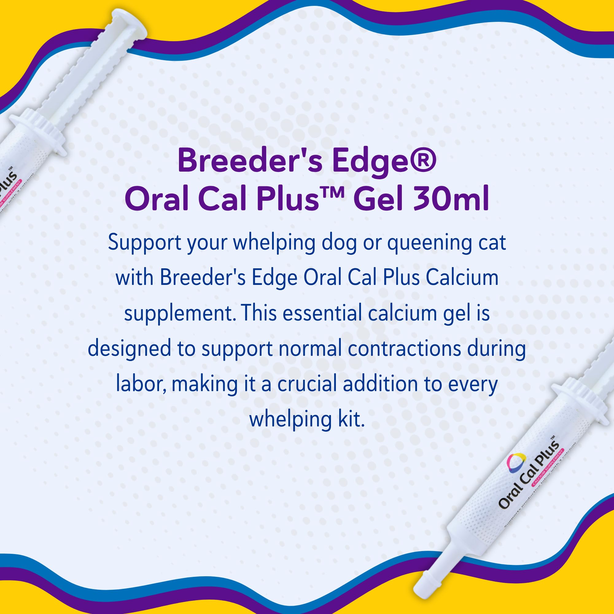 Revival Breeder Edge Gel dosificacion de 30 ml para tiempos críticos del parto
