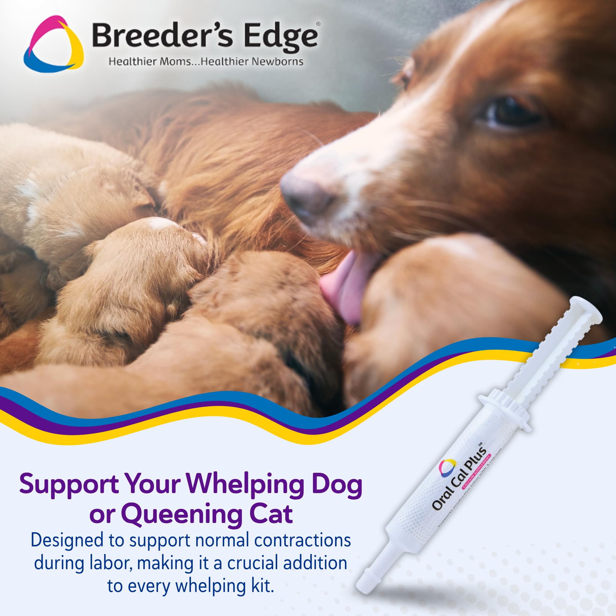 Revival Breeder Edge Gel, fuentes calcio triple para apoyo durante el parto