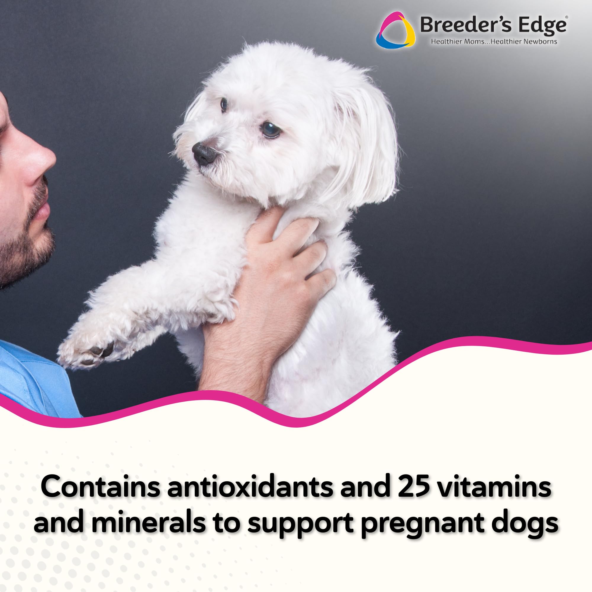 Revival Breeder-edge ingredientes clave en primer plano, antioxidantes y vitaminas útiles.