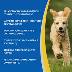 Doc Roy’s tabletas apoyan huesos, dientes y musculatura de perros y gatos