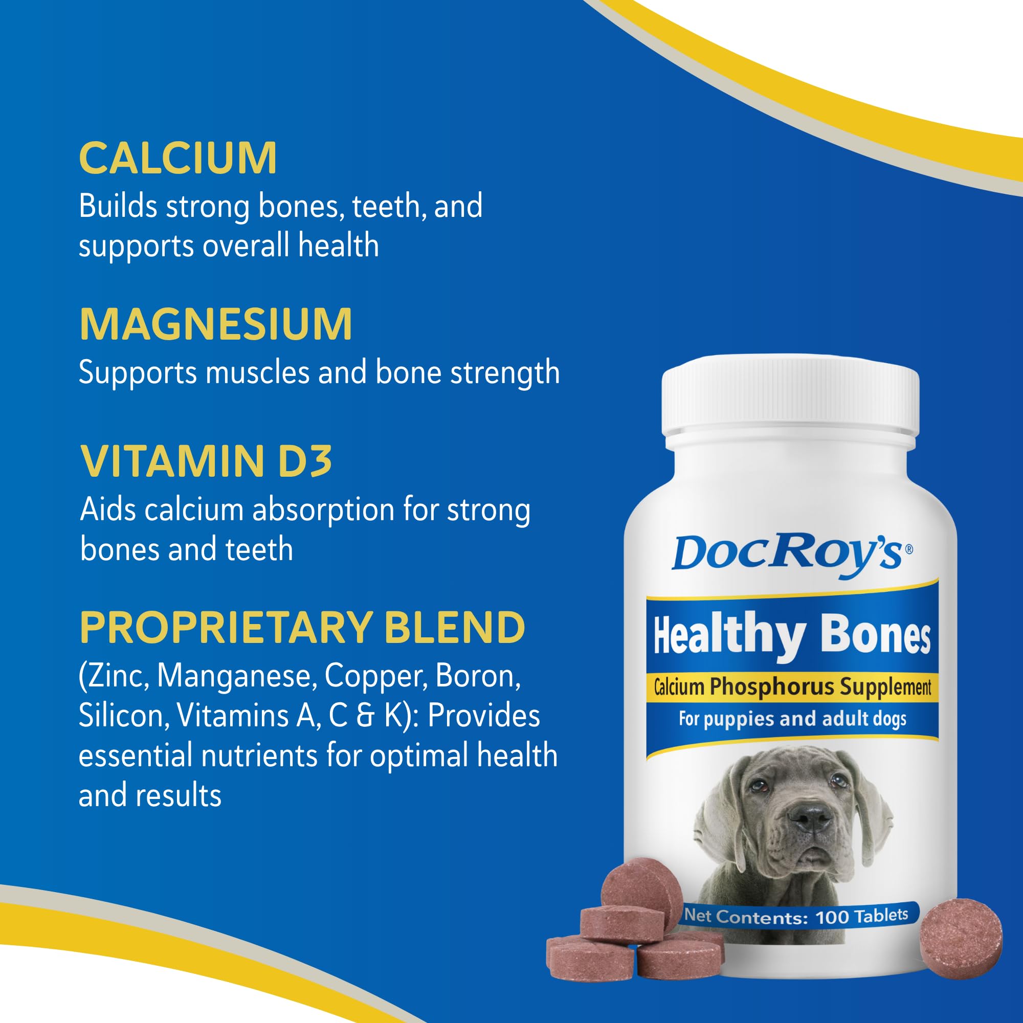 Uso diario de Doc Roy’s para cachorros y gatitos en crecimiento