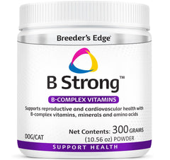 Revival Breeder’s Edge B Strong, polvo para perros y gatos, nutrición completa para salud reproductiva.