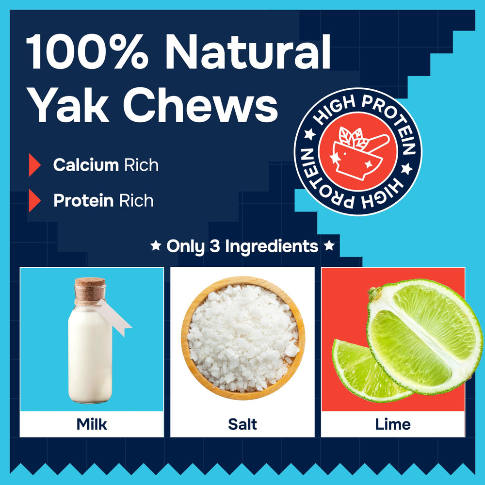 REXIPETS Yak Cheese Himalaya: sin lactosa, opción segura para perros sensibles.