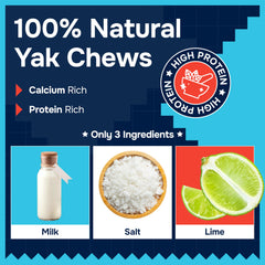 REXIPETS Yak Cheese Himalaya: sin lactosa, opción segura para perros sensibles.