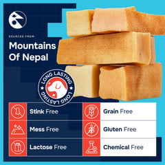 REXIPETS Yak Chews Himalaya para perros pequeños, seguro y sin lactosa para mordidas suaves
