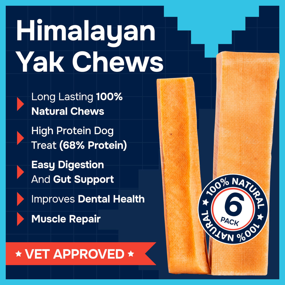 REXIPETS Yak Chews mediano: ideal para razas medianas y limpieza dental suave.