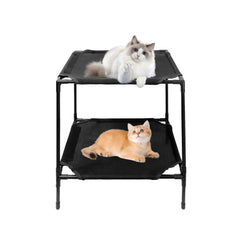 Rexwnadu cama-hamaca elevada para gatos, descanso cómodo y aire fresco.
