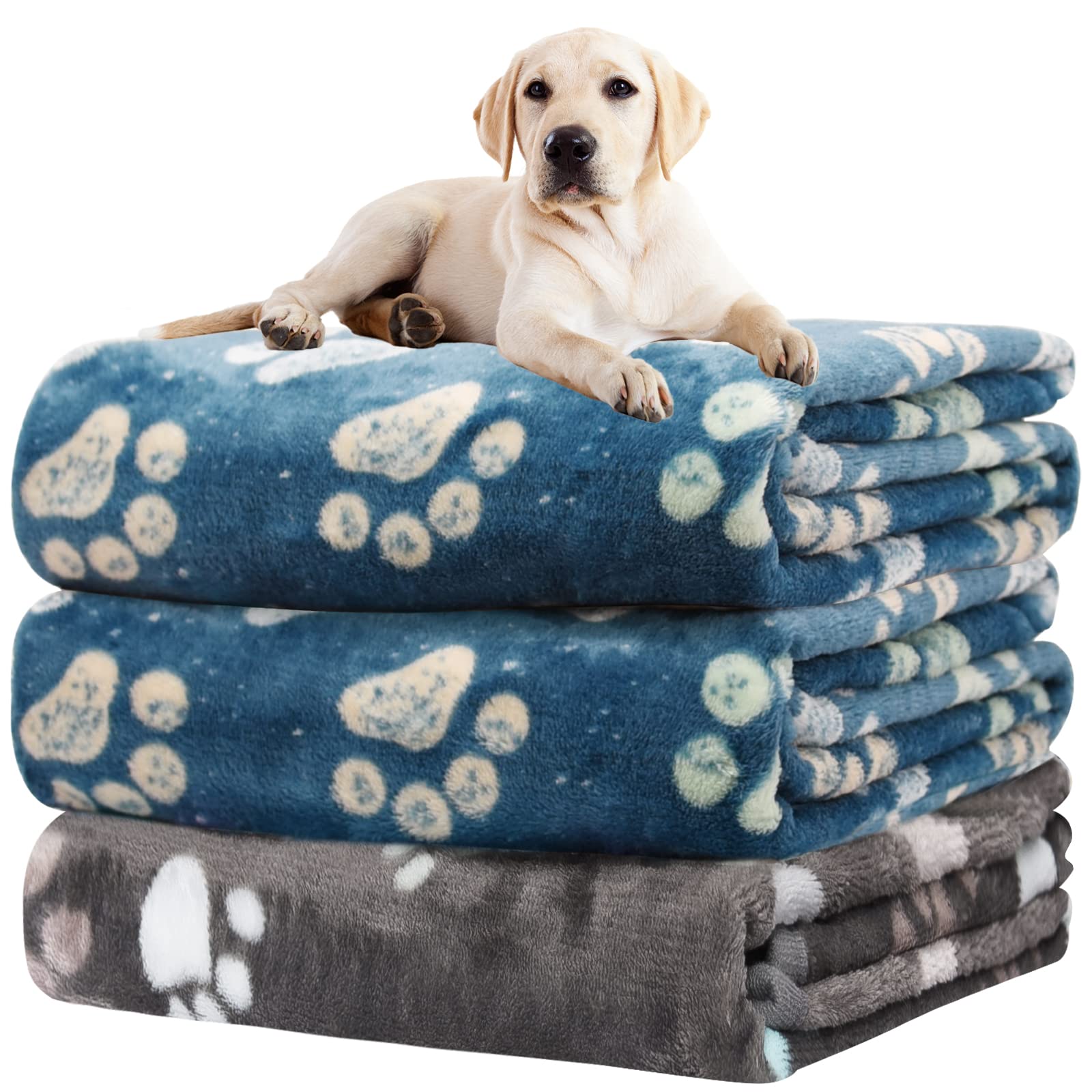 Manta Rezutan para perro grande con patitas, suave y protectora.