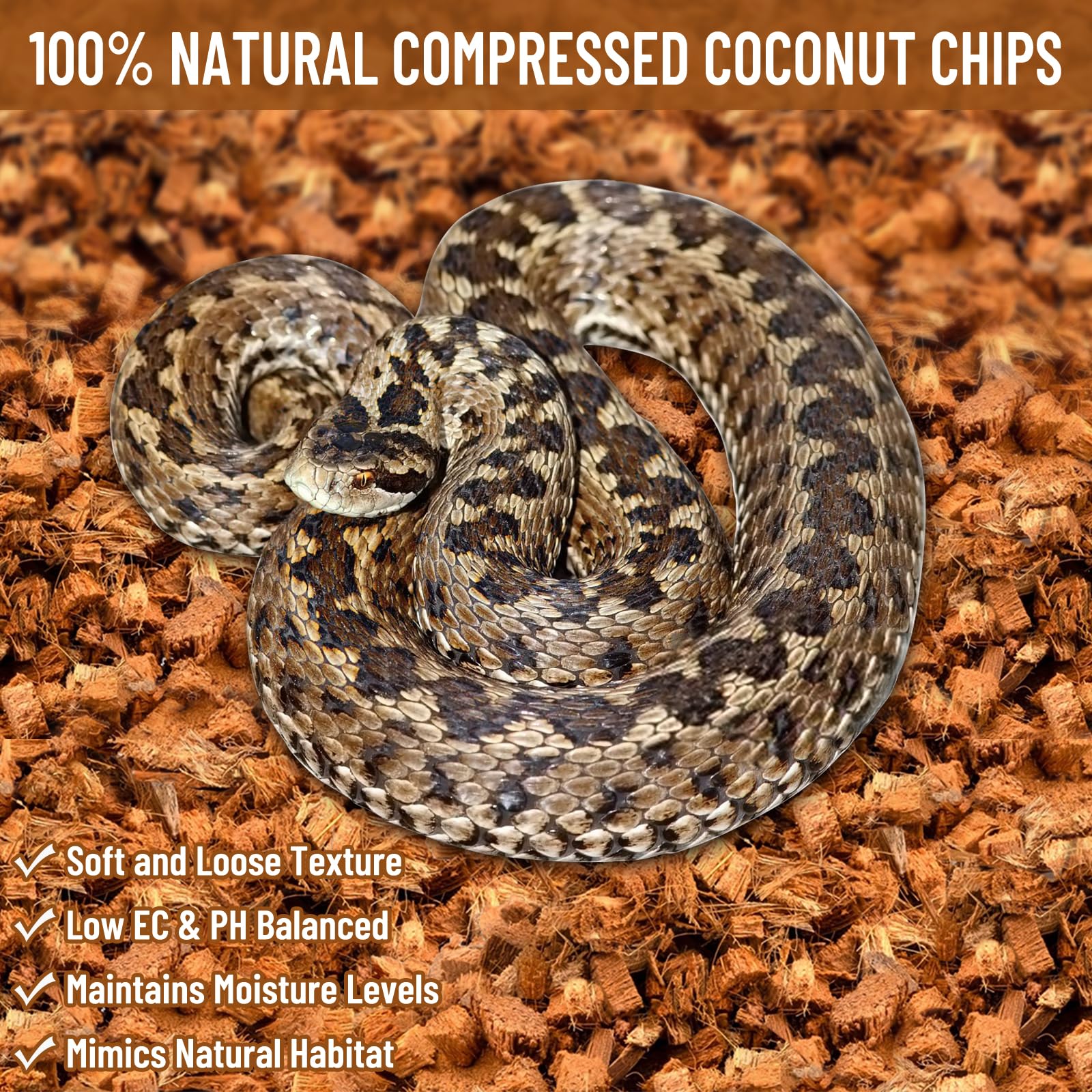 Riare Coco Chip: cobertura amplia para terrarios con expansión.