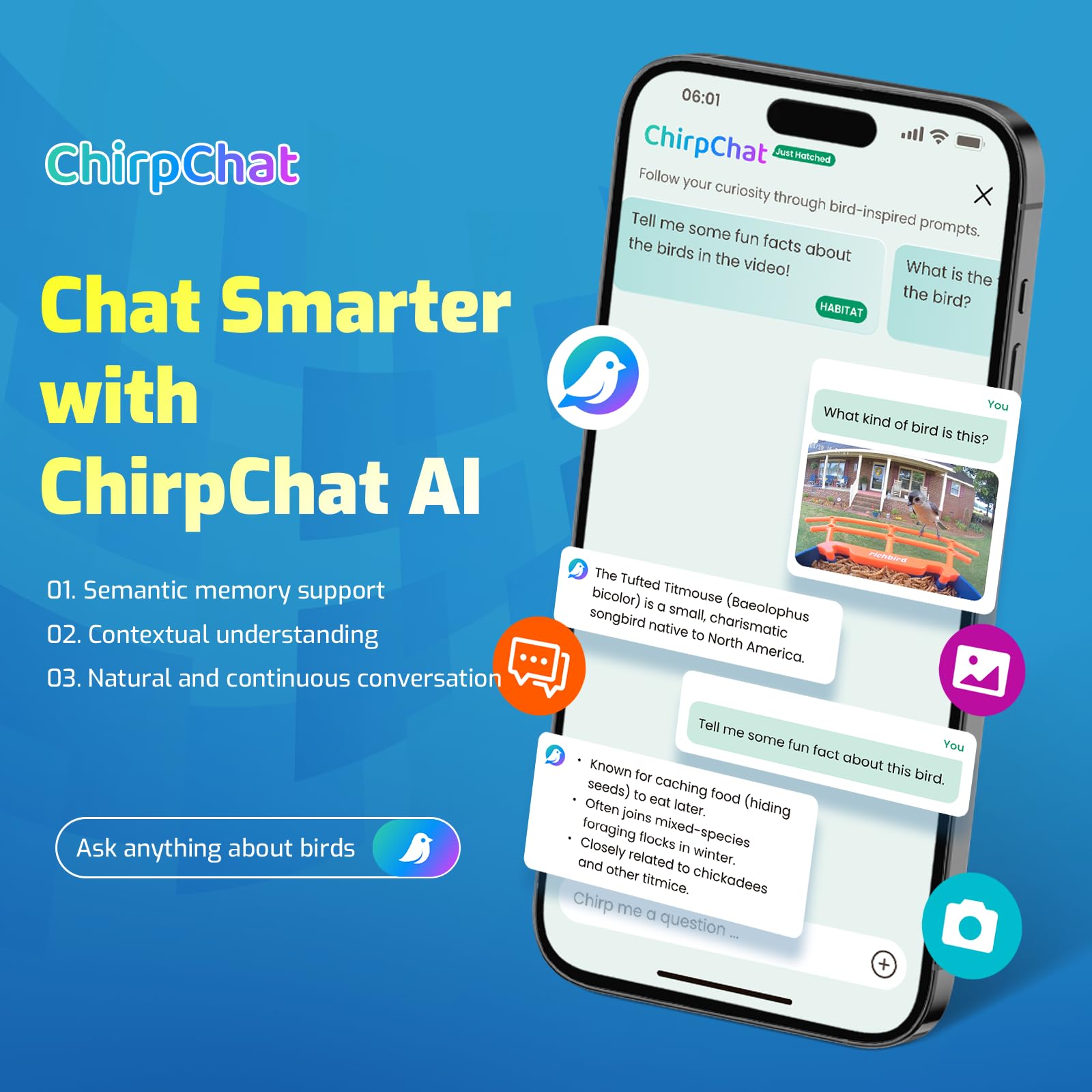 RichBird bebedero detección movimiento: notificaciones al móvil