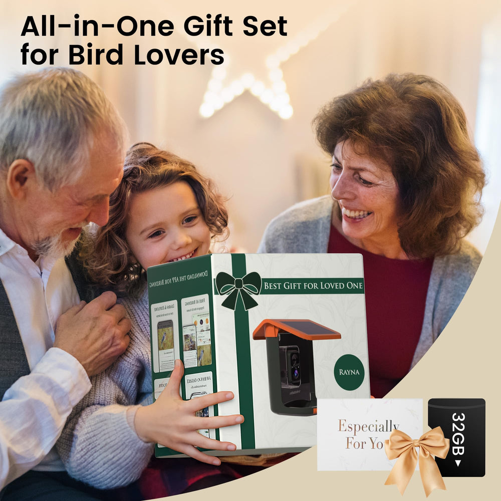 RichBird caja regalo con tema de aves, ideal para regalar.