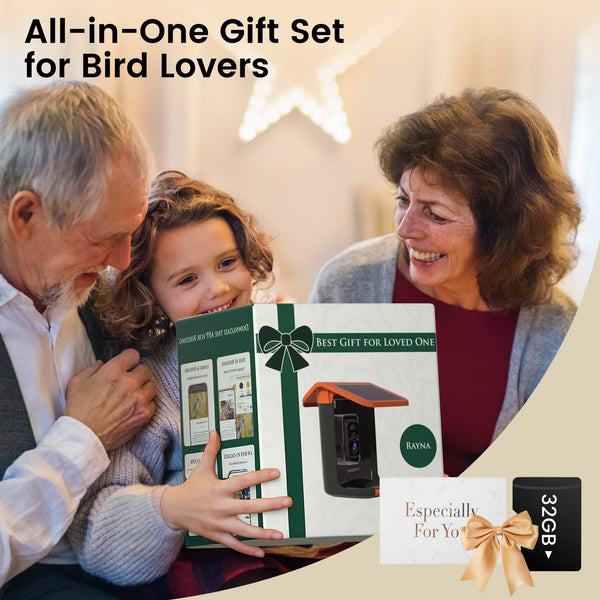 RichBird caja regalo con tema de aves, ideal para regalar.