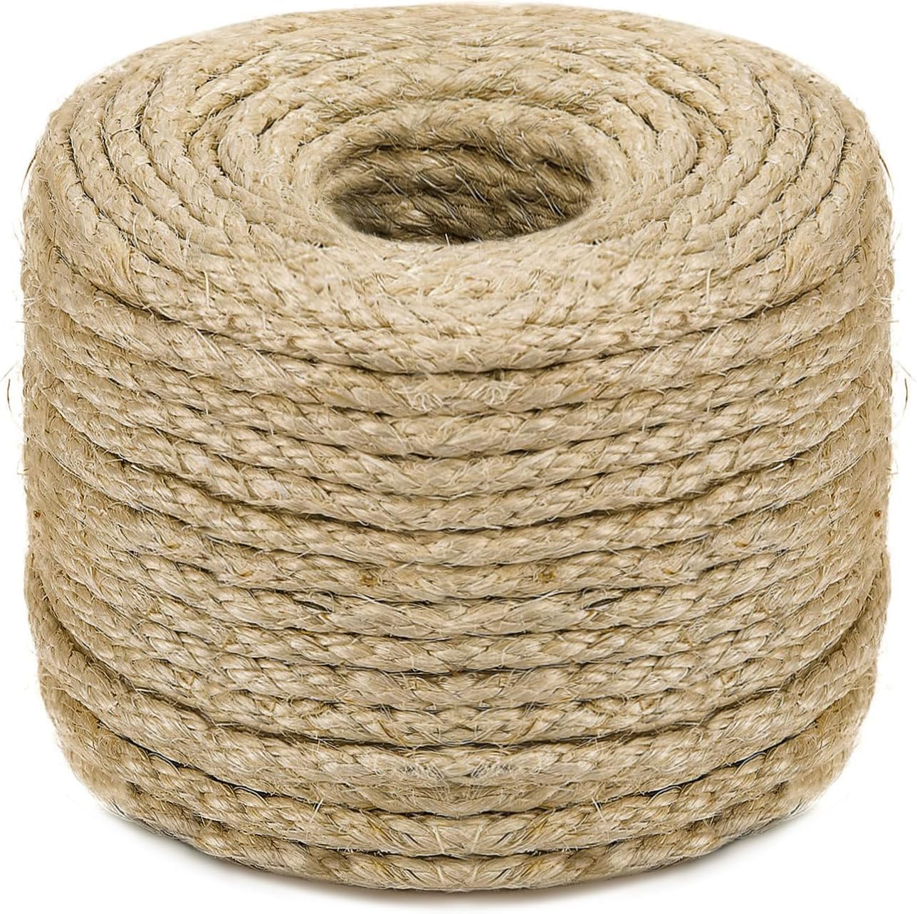 Riemex cuerda de sisal para poste rascar gato, ideal para proyectos caseros que protegen muebles.