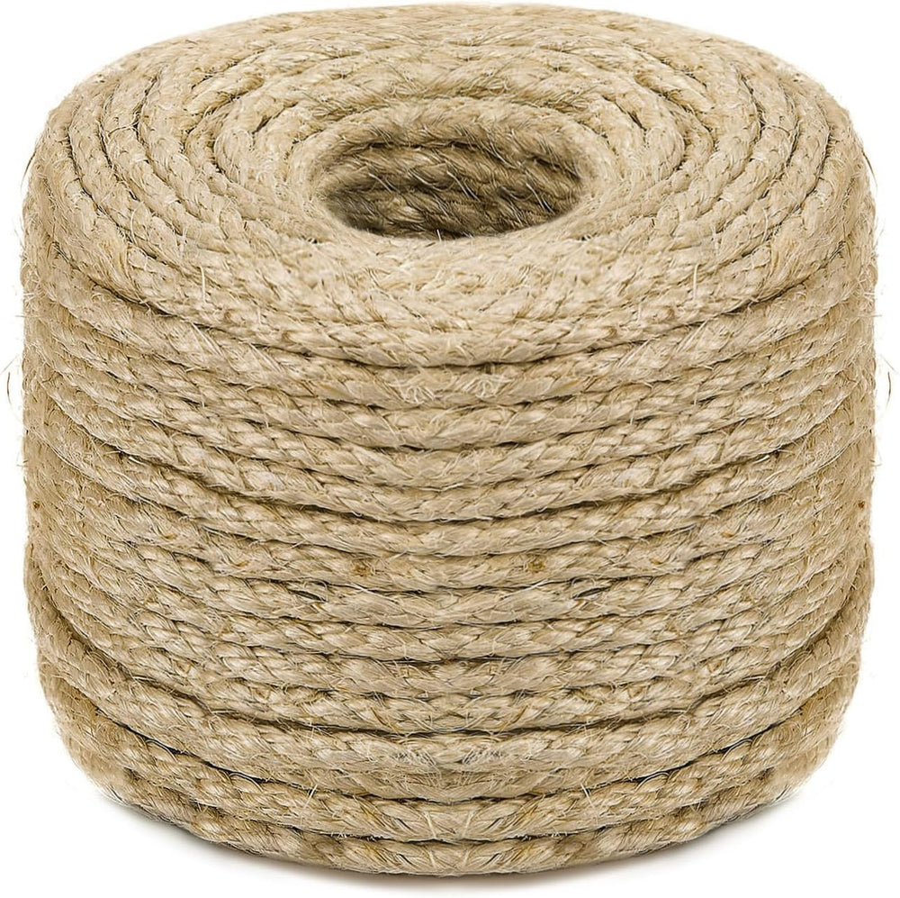 Riemex cuerda de sisal para poste rascar gato, ideal para proyectos caseros que protegen muebles.