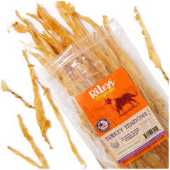 Riley's tendones de pavo para perro, recompensa sabrosa para entrenamiento