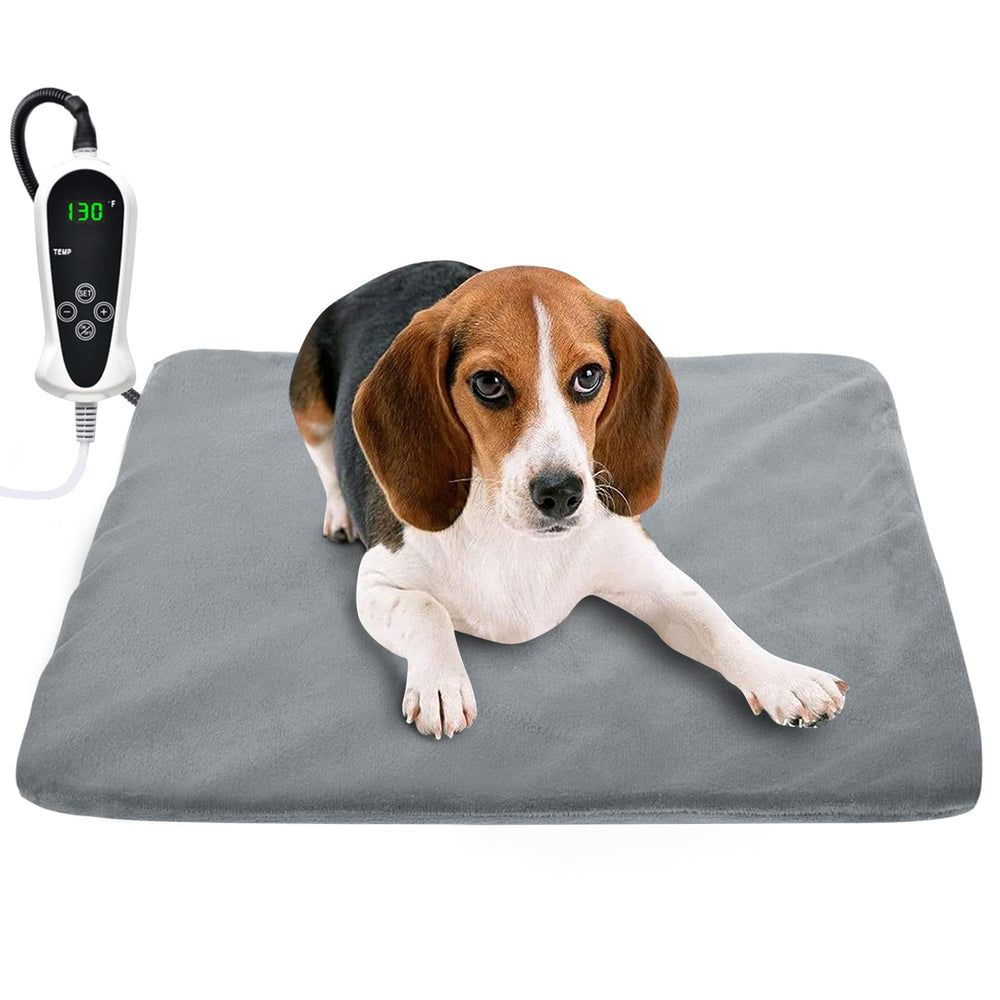 Almohadilla de calor RIOGOO para mascotas en cama, confort cálido para dormir.