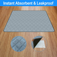 RIOUSSI Alfombrilla para perros con absorción rápida para evitar derrames.